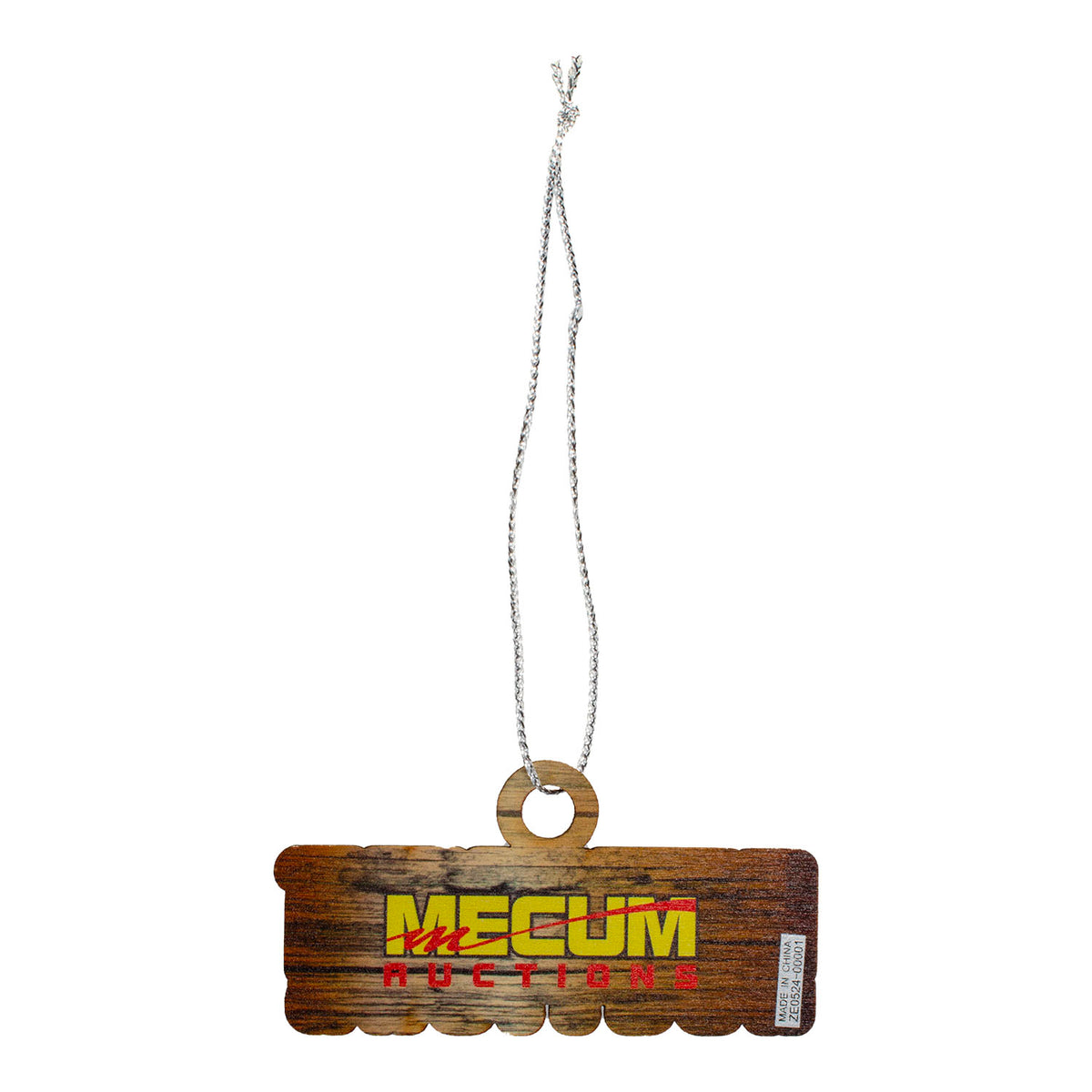Mecum Auction 3 Pack Ornaments - Rectangle Ornament Back View